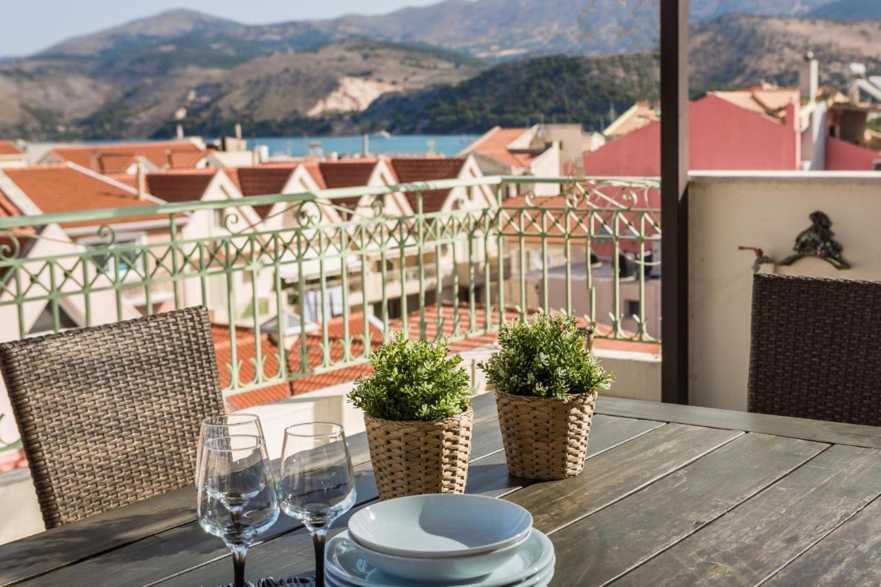 Panoramic Luxurious Penthouse Daire Argostolion Dış mekan fotoğraf