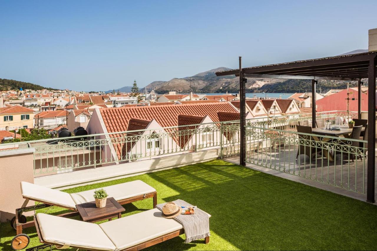 Panoramic Luxurious Penthouse Daire Argostolion Dış mekan fotoğraf